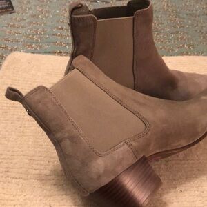 EUC Sam Edelman Taupe Suede Short Boots Reesa